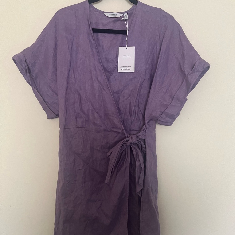 And other stories wrap dress with tags